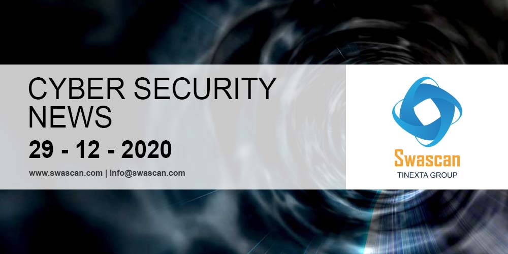 Cyber Security News 29/12/2020