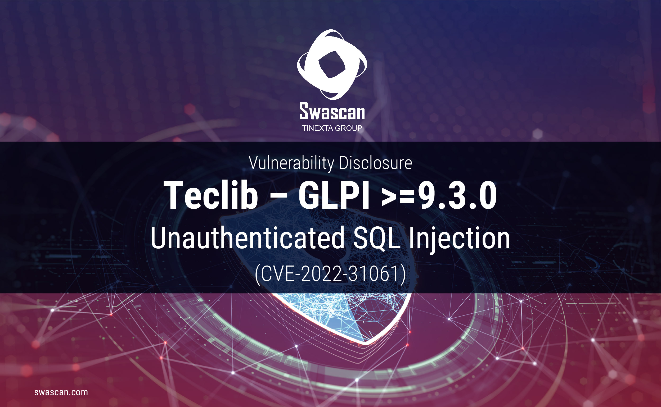 Security Advisory: Teclib – GLPI >= 9.3.0 (CVE-2022-31061)